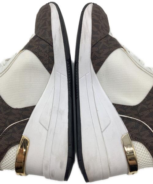 MICHAEL KORS（マイケル・コース）MICHAEL KORS (マイケル・コース) スニーカー　MICHAEL KORS　レディース　ブラウン×ホワイト　24cm　 ブラウン×ホワイト サイズ:24cmの古着・服飾アイテム