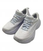 HOKAONEONEホカオネオネ）の古着「スニーカー　HOKAONEONE　レディース　　ホワイト23cm　BONDI 8」｜ホワイト