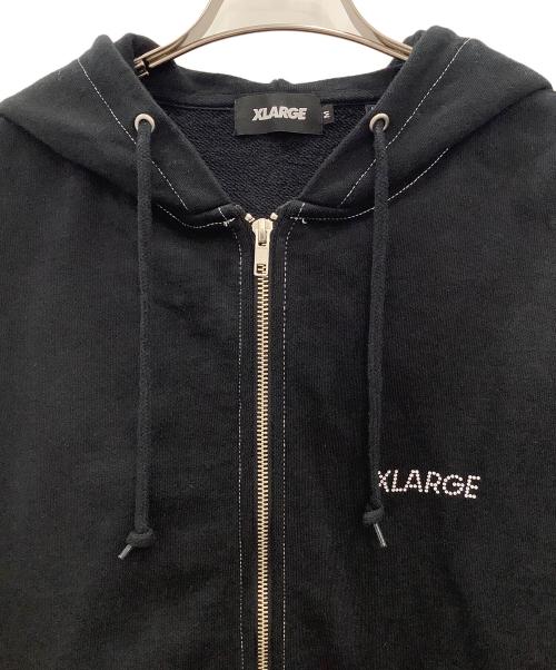 X-LARGE（エクストララージ）X-LARGE (エクストララージ) ジップパーカー　X-LARGE　メンズ ブラック サイズ:SIZE Mの古着・服飾アイテム