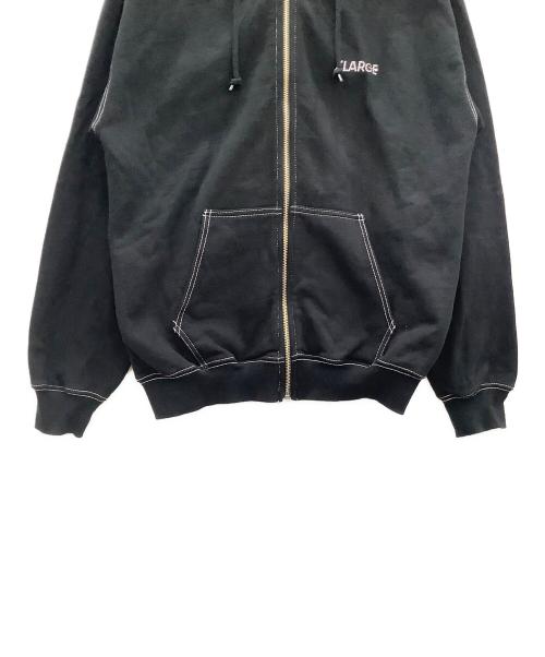 X-LARGE（エクストララージ）X-LARGE (エクストララージ) ジップパーカー　X-LARGE　メンズ ブラック サイズ:SIZE Mの古着・服飾アイテム