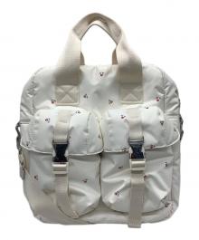 LeSportsac（レスポートサック）の古着「PUFFY 2WAY バック　LeSportsac　神崎 恵 コラボ」｜ホワイト