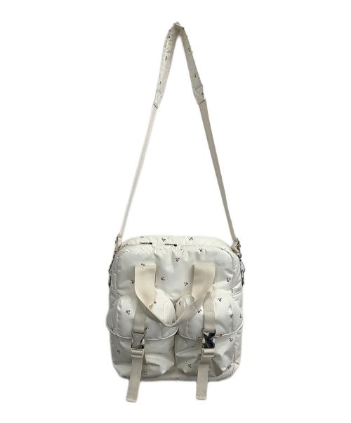 LeSportsac（レスポートサック）LeSportsac (レスポートサック) PUFFY 2WAY バック　LeSportsac　神崎 恵 コラボ ホワイトの古着・服飾アイテム