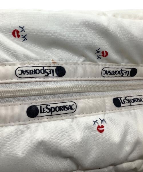 LeSportsac（レスポートサック）LeSportsac (レスポートサック) PUFFY 2WAY バック　LeSportsac　神崎 恵 コラボ ホワイトの古着・服飾アイテム