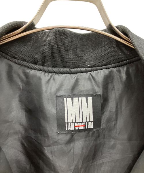 I AM WHAT I AM（アイアム・ウェイト・アイアム）I AM WHAT I AM (アイアム・ウェイト・アイアム) MA-1ジャケット　I AM WHAT I AM　メンズ　ブラック　ニオイ有 ブラック サイズ:Lの古着・服飾アイテム