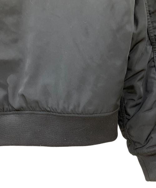 I AM WHAT I AM（アイアム・ウェイト・アイアム）I AM WHAT I AM (アイアム・ウェイト・アイアム) MA-1ジャケット　I AM WHAT I AM　メンズ　ブラック　ニオイ有 ブラック サイズ:Lの古着・服飾アイテム