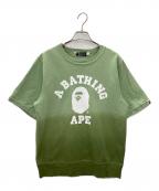 A BATHING APEアベイシングエイプ）の古着「半袖カットソー」｜グリーン