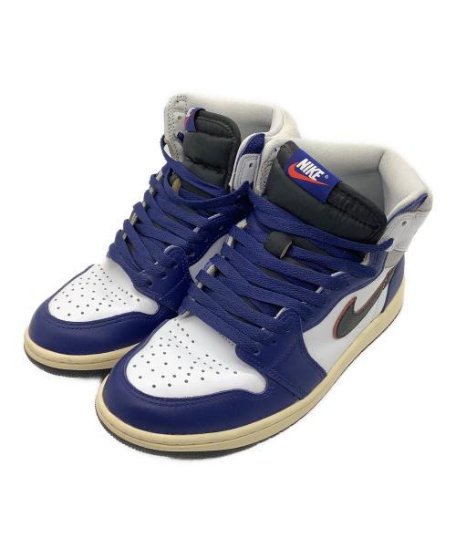 NIKE（ナイキ）NIKE (ナイキ) ハイカットスニーカー ホワイト×ブルー サイズ:25.5の古着・服飾アイテム