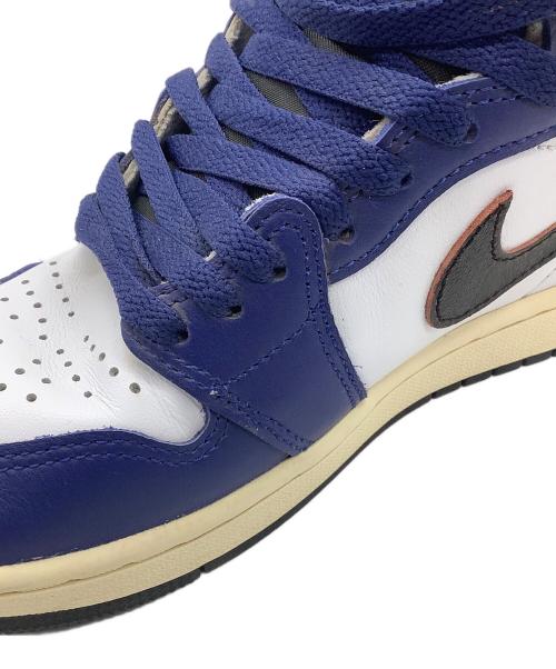 NIKE（ナイキ）NIKE (ナイキ) ハイカットスニーカー ホワイト×ブルー サイズ:25.5の古着・服飾アイテム