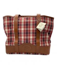 WINE LABEL for SHIPS（ワインレーベル フォーシップス）の古着「トートバッグ」｜レッド