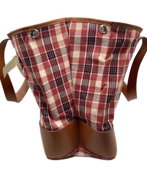 WINE LABEL for SHIPS（ワインレーベル フォーシップス）WINE LABEL for SHIPS (ワインレーベル フォーシップス) トートバッグ レッドの古着・服飾アイテム