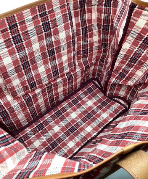 WINE LABEL for SHIPS（ワインレーベル フォーシップス）WINE LABEL for SHIPS (ワインレーベル フォーシップス) トートバッグ レッドの古着・服飾アイテム