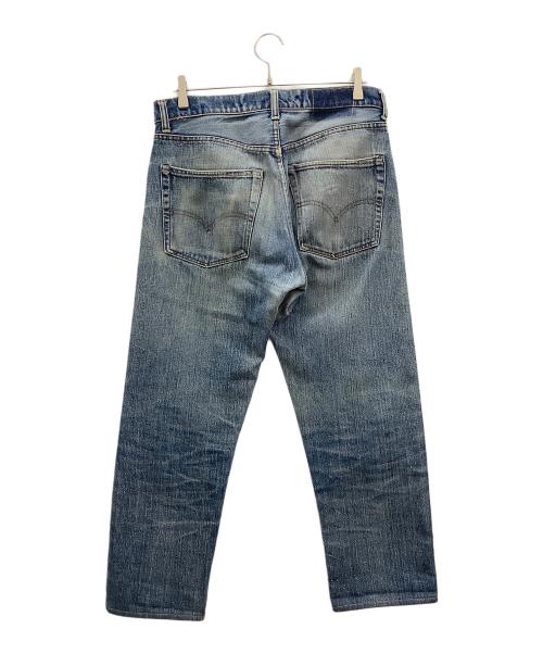 LEVI'S（リーバイス）LEVI'S (リーバイス) ビンテージデニムパンツ　LEVI'S　70’s 66前期 ボタン裏5 42TALON バックポケット裏シングルステッチ インディゴ サイズ:SIZE 83.5cm (W33)の古着・服飾アイテム
