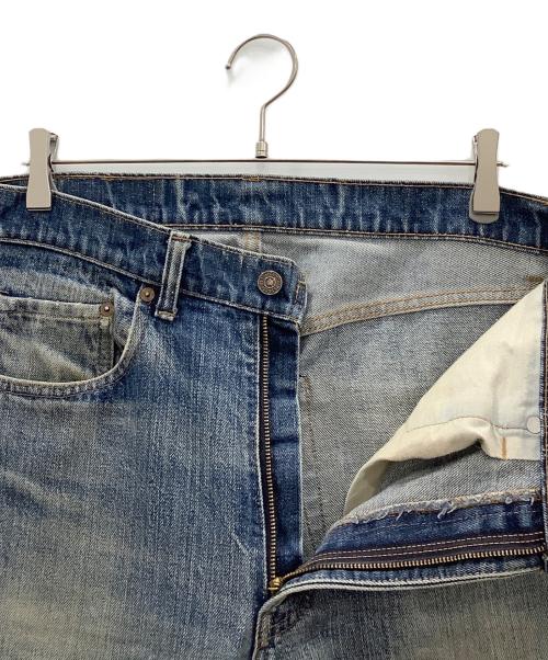 LEVI'S（リーバイス）LEVI'S (リーバイス) ビンテージデニムパンツ　LEVI'S　70’s 66前期 ボタン裏5 42TALON バックポケット裏シングルステッチ インディゴ サイズ:SIZE 83.5cm (W33)の古着・服飾アイテム