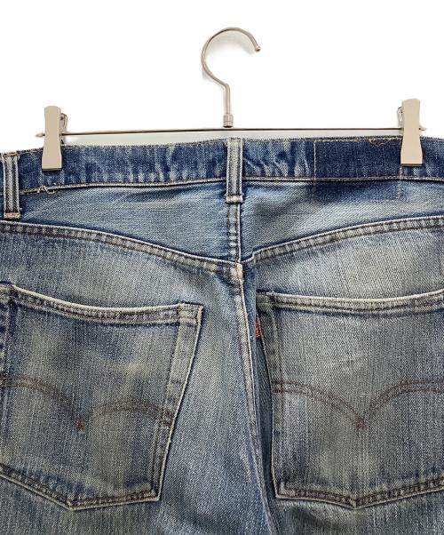 LEVI'S（リーバイス）LEVI'S (リーバイス) ビンテージデニムパンツ　LEVI'S　70’s 66前期 ボタン裏5 42TALON バックポケット裏シングルステッチ インディゴ サイズ:SIZE 83.5cm (W33)の古着・服飾アイテム
