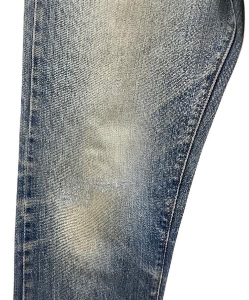 LEVI'S（リーバイス）LEVI'S (リーバイス) ビンテージデニムパンツ　LEVI'S　70’s 66前期 ボタン裏5 42TALON バックポケット裏シングルステッチ インディゴ サイズ:SIZE 83.5cm (W33)の古着・服飾アイテム