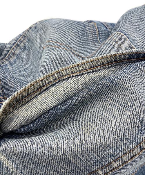 LEVI'S（リーバイス）LEVI'S (リーバイス) ビンテージデニムパンツ　LEVI'S　70’s 66前期 ボタン裏5 42TALON バックポケット裏シングルステッチ インディゴ サイズ:SIZE 83.5cm (W33)の古着・服飾アイテム