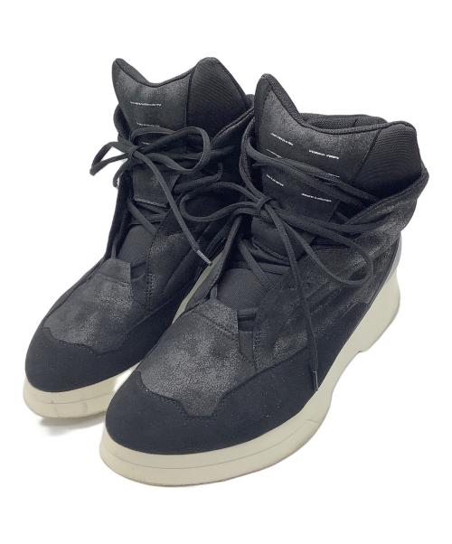 JULIUS（ユリウス）JULIUS (ユリウス) ハイカットスニーカー　JULIUS　ホワイト×ブラック ホワイト×ブラック サイズ:SIZE 7の古着・服飾アイテム