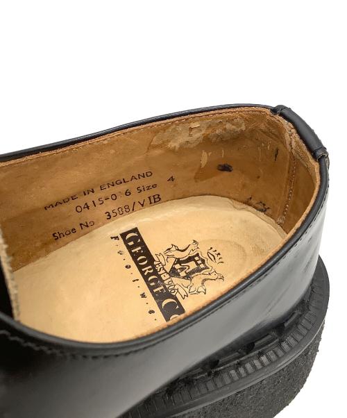 GEORGE COX（ジョージコックス）GEORGE COX (ジョージコックス) ラバーソールシューズ　GEORGE COX　ブラック ブラック サイズ:SIZE 23.5cmの古着・服飾アイテム