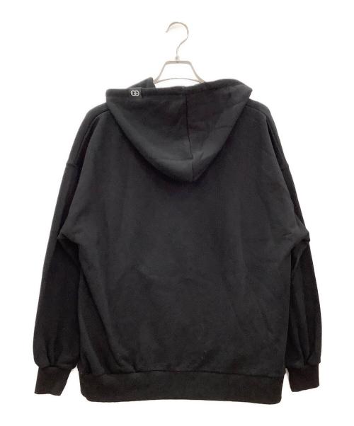 EGOIST（エゴイスト）EGOIST (エゴイスト) ジップパーカー　EGOIST　レディース　ブラック　浜崎あゆみ 25周年ライブ パーカー ブラック サイズ:Freeの古着・服飾アイテム