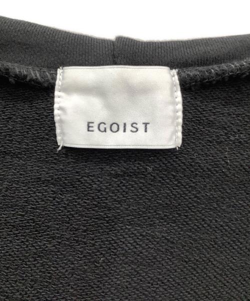 EGOIST（エゴイスト）EGOIST (エゴイスト) ジップパーカー　EGOIST　レディース　ブラック　浜崎あゆみ 25周年ライブ パーカー ブラック サイズ:Freeの古着・服飾アイテム