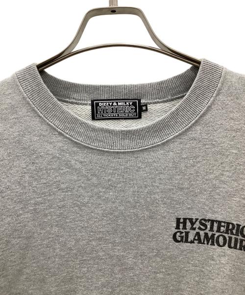 Hysteric Glamour（ヒステリックグラマー）Hysteric Glamour (ヒステリックグラマー) スウェット　Hysteric Glamour　メンズ　グレー　	PSYCHEDELICスウェット グレー サイズ:Mの古着・服飾アイテム