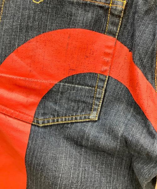 EVISU（エヴィス）EVISU (エヴィス) デニムハーフパンツ EVISU 	メンズ インディゴ 2001 ビックカモメ インディゴ サイズ:32の古着・服飾アイテム