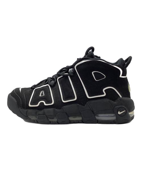 NIKE（ナイキ）NIKE (ナイキ) スニーカー　NIKE　メンズ　ブラック　AIR MORE UP TEMPO(エアモアアップテンポ) ブラック サイズ:26の古着・服飾アイテム