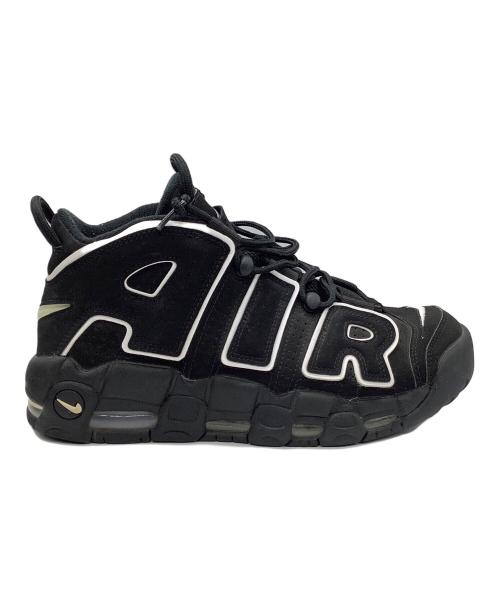 NIKE（ナイキ）NIKE (ナイキ) スニーカー　NIKE　メンズ　ブラック　AIR MORE UP TEMPO(エアモアアップテンポ) ブラック サイズ:26の古着・服飾アイテム