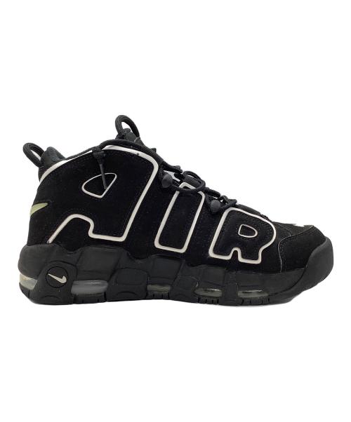 NIKE（ナイキ）NIKE (ナイキ) スニーカー　NIKE　メンズ　ブラック　AIR MORE UP TEMPO(エアモアアップテンポ) ブラック サイズ:26の古着・服飾アイテム