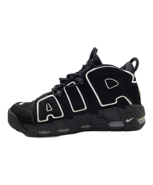 NIKE（ナイキ）NIKE (ナイキ) スニーカー　NIKE　メンズ　ブラック　AIR MORE UP TEMPO(エアモアアップテンポ) ブラック サイズ:26の古着・服飾アイテム