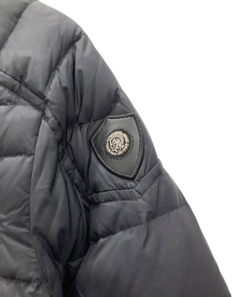 DIESEL（ディーゼル）DIESEL (ディーゼル) ダウンジャケット　DIESEL　メンズ　ブラック　S ブラック サイズ:Sの古着・服飾アイテム