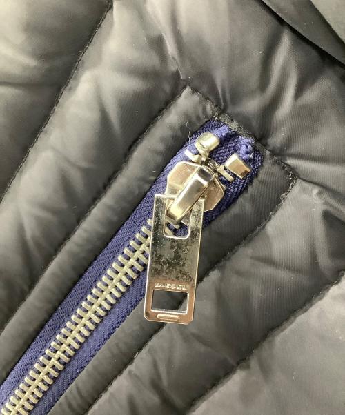 DIESEL（ディーゼル）DIESEL (ディーゼル) ダウンジャケット　DIESEL　メンズ　ブラック　S ブラック サイズ:Sの古着・服飾アイテム