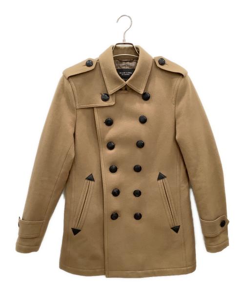 BURBERRY BLACK LABEL（バーバリーブラックレーベル）BURBERRY BLACK LABEL (バーバリーブラックレーベル) Pコート　BURBERRY BLACK LABEL　メンズ　ベージュ ベージュ サイズ:Mの古着・服飾アイテム