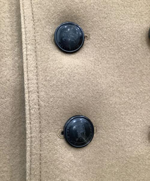 BURBERRY BLACK LABEL（バーバリーブラックレーベル）BURBERRY BLACK LABEL (バーバリーブラックレーベル) Pコート　BURBERRY BLACK LABEL　メンズ　ベージュ ベージュ サイズ:Mの古着・服飾アイテム