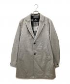 BLACK LABEL CRESTBRIDGEブラックレーベル クレストブリッジ）の古着「チェスターコート　BLACK LABEL CRESTBRIDGE　メンズ　グレー　」｜グレー