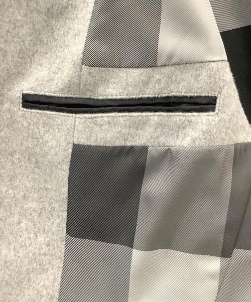 BLACK LABEL CRESTBRIDGE（ブラックレーベル クレストブリッジ）BLACK LABEL CRESTBRIDGE (ブラックレーベル クレストブリッジ) チェスターコート　BLACK LABEL CRESTBRIDGE　メンズ　グレー　 グレー サイズ:SIZE Lの古着・服飾アイテム