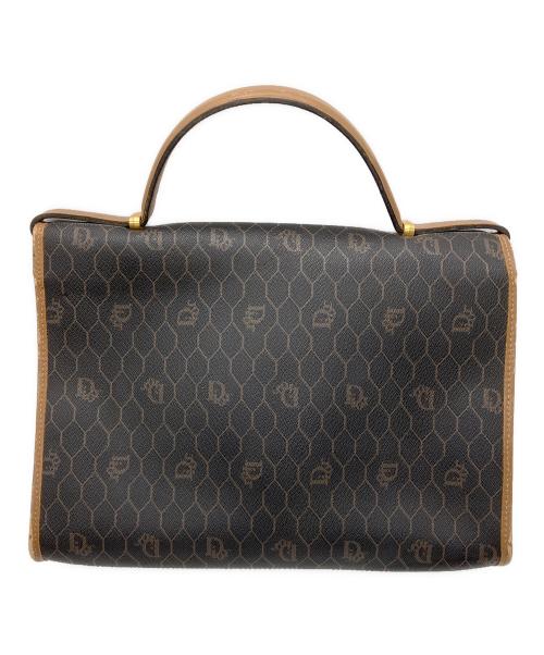 Christian Dior（クリスチャン ディオール）Christian Dior (クリスチャン ディオール) ハンドバッグ　Christian Dior　ブラウン　ハニカム　角スレ有 ブラウンの古着・服飾アイテム