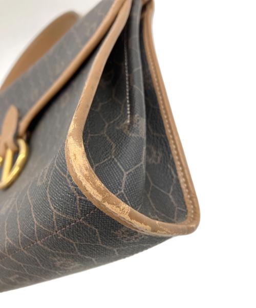 Christian Dior（クリスチャン ディオール）Christian Dior (クリスチャン ディオール) ハンドバッグ　Christian Dior　ブラウン　ハニカム　角スレ有 ブラウンの古着・服飾アイテム