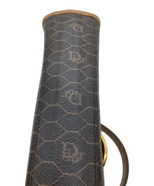 Christian Dior（クリスチャン ディオール）Christian Dior (クリスチャン ディオール) ハンドバッグ　Christian Dior　ブラウン　ハニカム　角スレ有 ブラウンの古着・服飾アイテム