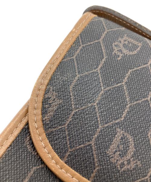 Christian Dior（クリスチャン ディオール）Christian Dior (クリスチャン ディオール) ハンドバッグ　Christian Dior　ブラウン　ハニカム　角スレ有 ブラウンの古着・服飾アイテム