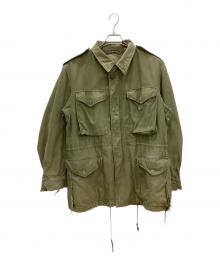 US ARMY（ユーエスアーミー）の古着「M-1951フィールドジャケット　メンズ　カーキ　1953年 conmarジップ 米軍実物」｜カーキ