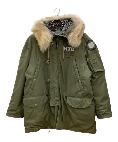 GDC（ジーディーシー）GDC (ジーディーシー) ミリタリーコート　GDC　メンズ　カーキ　 カーキ サイズ:Lの古着・服飾アイテム