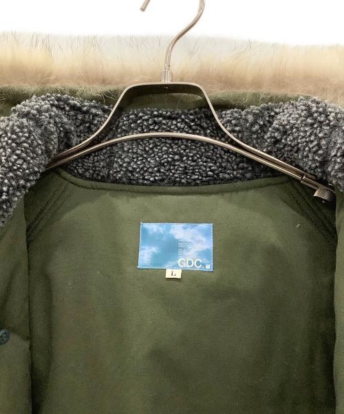 GDC（ジーディーシー）GDC (ジーディーシー) ミリタリーコート　GDC　メンズ　カーキ　 カーキ サイズ:Lの古着・服飾アイテム