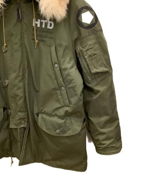 GDC（ジーディーシー）GDC (ジーディーシー) ミリタリーコート　GDC　メンズ　カーキ　 カーキ サイズ:Lの古着・服飾アイテム