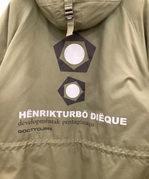 GDC（ジーディーシー）GDC (ジーディーシー) ミリタリーコート　GDC　メンズ　カーキ　 カーキ サイズ:Lの古着・服飾アイテム