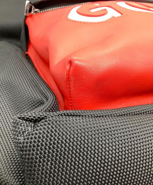 PS Paul Smith（ＰＳポールスミス）PS Paul Smith (ＰＳポールスミス) リュック　ブラック×レッド ブラック×レッドの古着・服飾アイテム