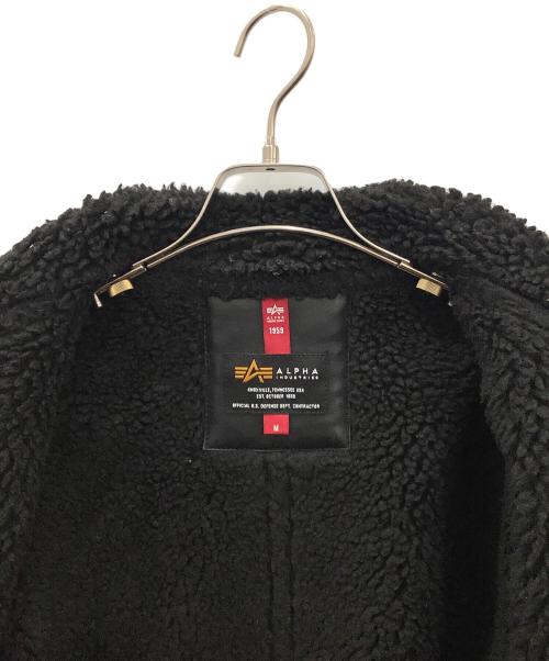 ALPHA（アルファ）ALPHA (アルファ) ムートンジャケット　ALPHA　メンズ　ブラック ブラック サイズ:SIZE Mの古着・服飾アイテム