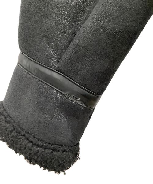 ALPHA（アルファ）ALPHA (アルファ) ムートンジャケット　ALPHA　メンズ　ブラック ブラック サイズ:SIZE Mの古着・服飾アイテム