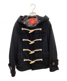 Vivienne Westwood RED LABEL（ヴィヴィアンウエストウッドレッドレーベル）の古着「ショートダッフルコート　Vivienne Westwood RED LABEL　レディース　ブラック」｜ブラック