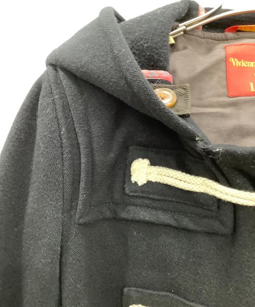 Vivienne Westwood RED LABEL（ヴィヴィアンウエストウッドレッドレーベル）Vivienne Westwood RED LABEL (ヴィヴィアンウエストウッドレッドレーベル) ショートダッフルコート　Vivienne Westwood RED LABEL　レディース　ブラック ブラック サイズ:2の古着・服飾アイテム